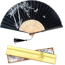 將圖片載入圖庫檢視器 boshiho 日式風情畫和風扇子含扇袋