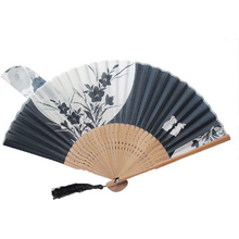 將圖片載入圖庫檢視器 boshiho 日式風情畫和風扇子含扇袋
