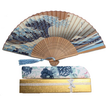 將圖片載入圖庫檢視器 boshiho 日式風情畫和風扇子含扇袋