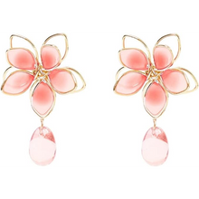 將圖片載入圖庫檢視器 Jewktuai 櫻花耳環 925銀 18K金