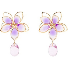 將圖片載入圖庫檢視器 Jewktuai 櫻花耳環 925銀 18K金