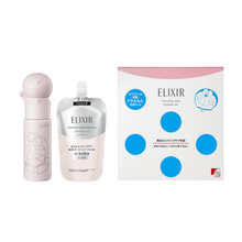 將圖片載入圖庫檢視器 資生堂 Elixir 怡麗絲爾 哆啦A夢限定款 美白純淨滋潤乳液套裝 130mL+110mL(補充包)