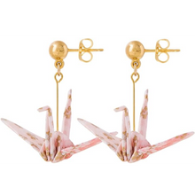 將圖片載入圖庫檢視器 日本職人製作 摺紙耳飾 和紙