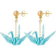 將圖片載入圖庫檢視器 日本職人製作 摺紙耳飾 和紙