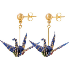 將圖片載入圖庫檢視器 日本職人製作 摺紙耳飾 和紙