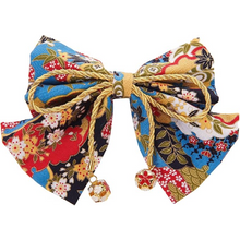 將圖片載入圖庫檢視器 和風髮飾 緞帶 附鈴鐺