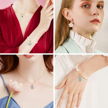 將圖片載入圖庫檢視器 SUNNYCLUE-和風の恋 耳飾項鍊 42個21種