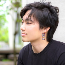 將圖片載入圖庫檢視器 大王製作所 花牌耳墜 日本製