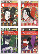 將圖片載入圖庫檢視器 SUN SMILE 大江戶藝術面具戰國時代 面膜 4枚/組
