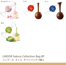 將圖片載入圖庫檢視器 Lindt 巧克力Lindor 櫻花包裝禮品袋 8個入
