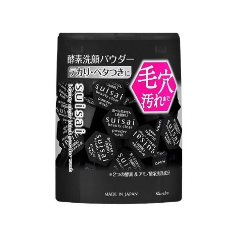 Kanebo 佳麗寶 suisai 黑炭泥淨透酵素粉 (0.4g x 32顆)