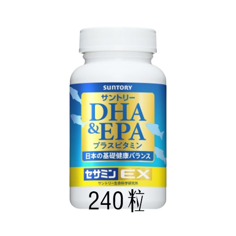 Suntory 魚油 DHA＆EPA+芝麻明E 240粒