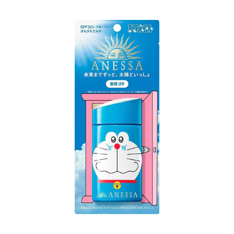 哆啦A夢限定版x ANESSA 安耐曬SPF50+ PA++++ 金鑽高效防曬露60ml (DR1