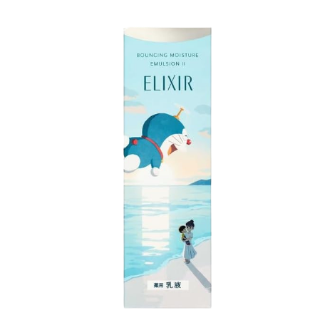 資生堂 ELIXIR 怡麗絲爾 哆啦A夢限定款 SP2 水漾花香身體保濕乳液 130mL