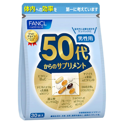 FANCL 芳珂 綜合維生素 50歲男性專用 30包