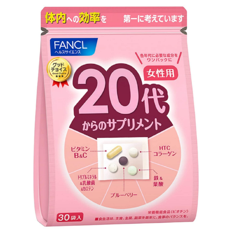 FANCL 芳珂 綜合維生素 20歳女性專用 30包