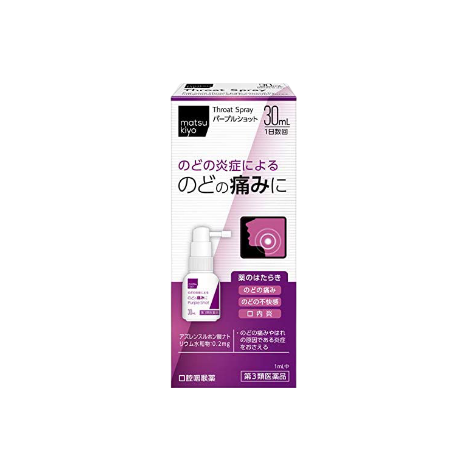 matsukiyo 喉嚨消炎噴劑 30ml(淺紫瓶)