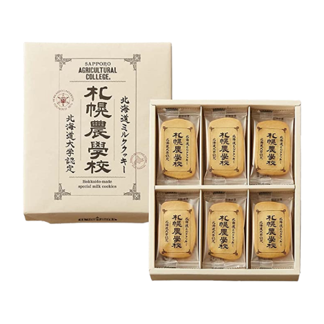 北海道限定 札幌農學校 特濃牛奶餅乾 24片/盒