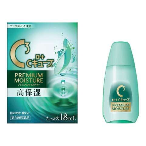 樂敦製藥 ROHTO C Cube Moisture高保濕/眼睛疲勞 眼藥水 18ml