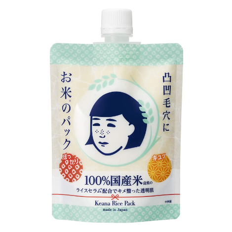 石澤研究所 毛穴撫子 日本米精華水洗面膜 170g