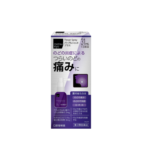 matsukiyo 喉嚨消炎噴劑 31ml(深紫瓶)