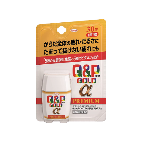 Kowa 興和 Q&P  Gold α PREMIUM 黃金營養補充錠 (30錠/90錠/160錠/280錠)