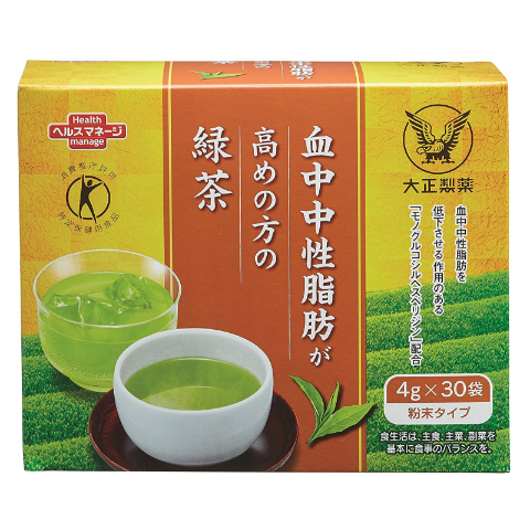 大正製藥 血液中甘油三酯含量高的綠茶 30袋【特定保健用食品】
