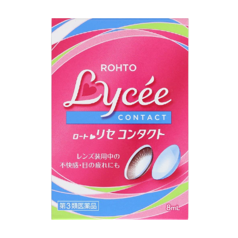 樂敦ROHTO Lycee小紅花滴眼液隱形眼鏡用8ml