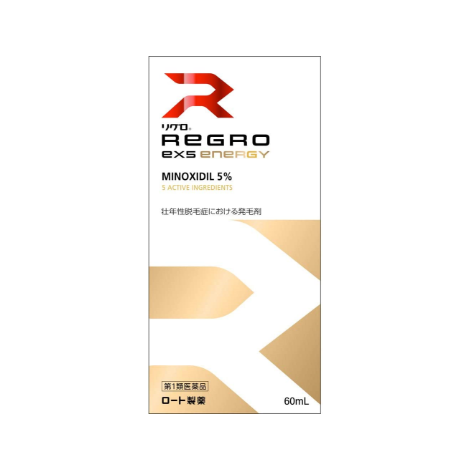 樂敦製藥 ReGRO ex5 Energy 金裝能量生髮劑 60ml