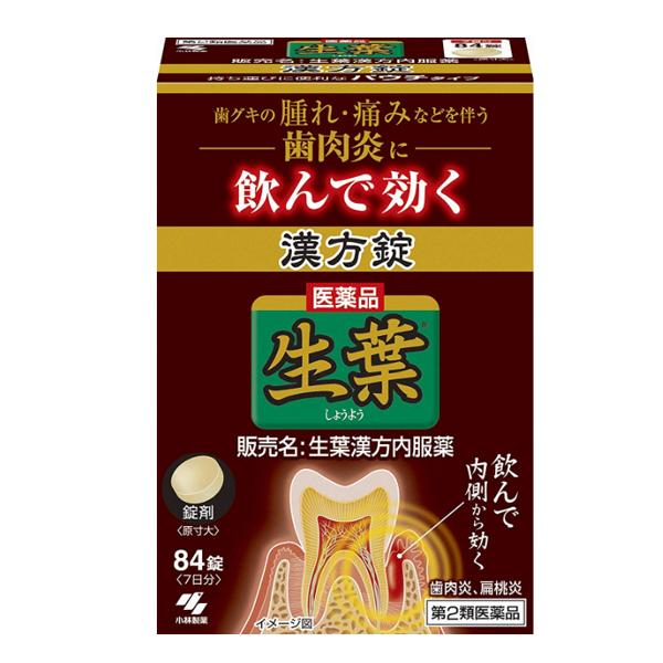KOBAYASHI小林製藥 生葉牙周護理漢方錠 84錠/盒