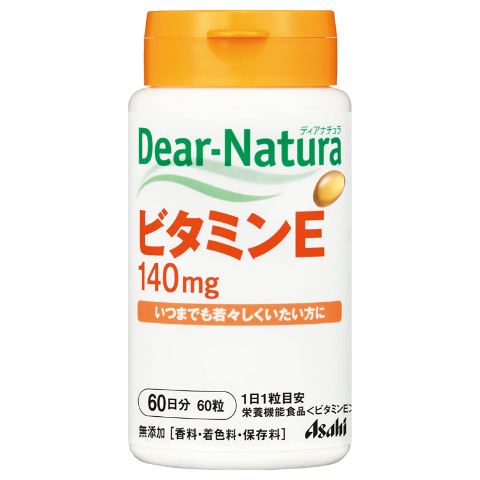 Asahi 朝日 Dear Natura 維生素E 60粒