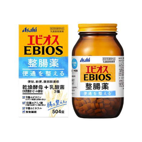 Asahi 朝日 EBIOS 乳酸菌整腸藥 504錠
