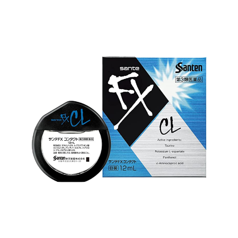 參天 SANTE　FX 隱形眼鏡 藍裝眼藥水 12ml