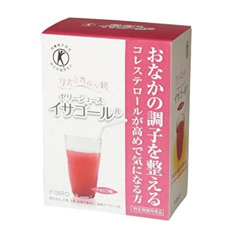 Fibro 膳食纖維Isagol果凍果汁 針葉櫻桃味 降低血清膽固醇 6g×20包【日本消費廳認可・特定保健用食品】