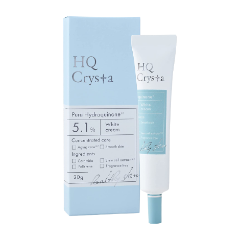 HQ Crysta 保濕美白淡斑霜  無添加 日本製 20g 對苯二酚5.1％