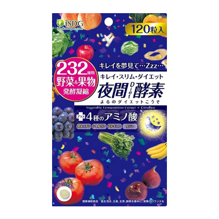 ISDG 醫食同源 232 夜間蔬果酵素 120粒