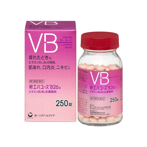 第一三共 VB 新EverYouth 口內炎 改善皮膚粗糙 維生素B26a  250錠