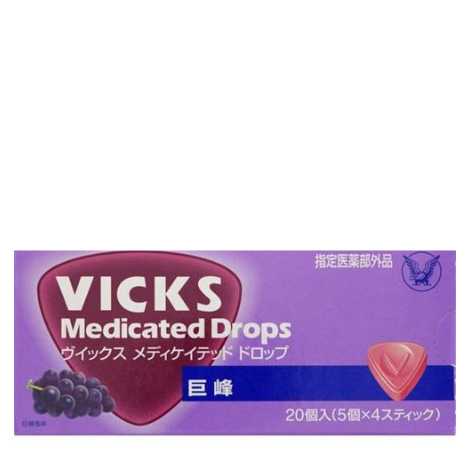 大正製藥  VICKS 喉糖 舒緩咽喉腫痛 口腔除臭殺菌 (葡萄味) 20顆