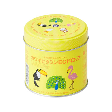 河合製藥 兒童健康肝油 維生素E+C 180粒/黃色罐